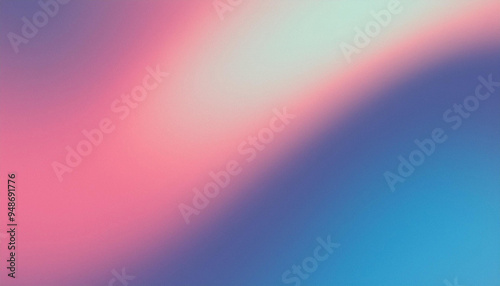 Vibrant abstract background featuring a smooth, pastel gradient with pink, blue, and white hues. The colors blend seamlessly, creating a soft and ethereal aesthetic.