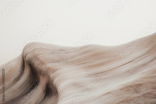 Rough and Muscular Wooden Mountain Range
