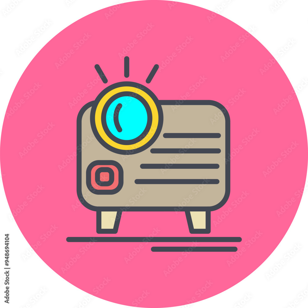 Projector Vector Icon