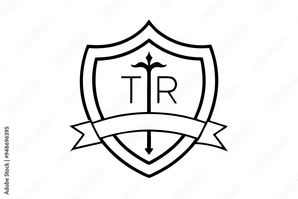 TR Logo Vector Art Design TR Logo Vector Art Design