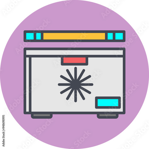 Freezer Vector Icon
