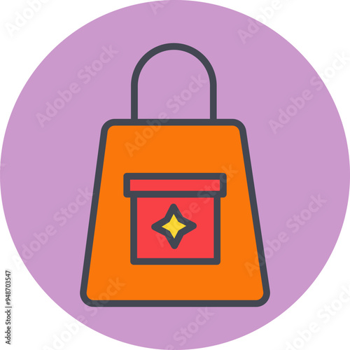 Duty Free Luggage Vector Icon
