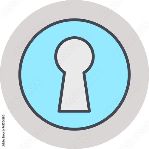 Keyhole Vector Icon