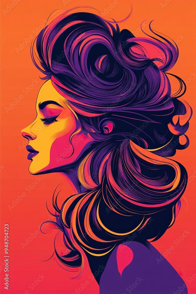 National hair day vector day .generative ai National hair day vector day .generative ai