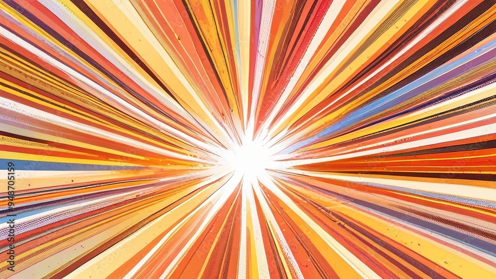 Obraz premium Speed lines backgrounds. Fast speed motion horizontal line manga effect, retro radial sun rays background. Comic magazine vector layouts. Dynamic movement for superhero fight, burst