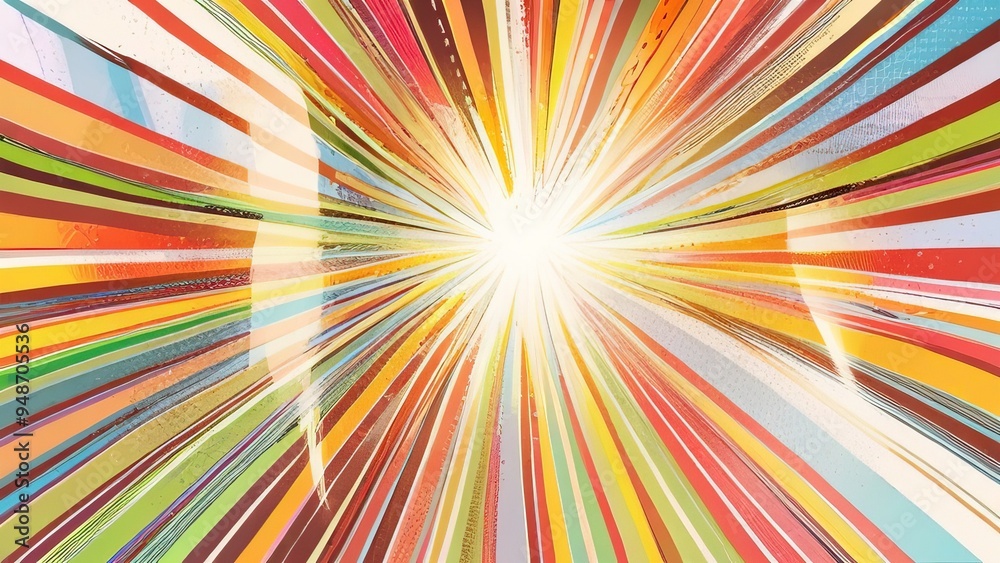 Obraz premium Speed lines backgrounds. Fast speed motion horizontal line manga effect, retro radial sun rays background. Comic magazine vector layouts. Dynamic movement for superhero fight, burst