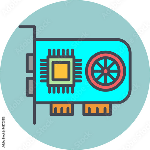 GPU Vector Icon