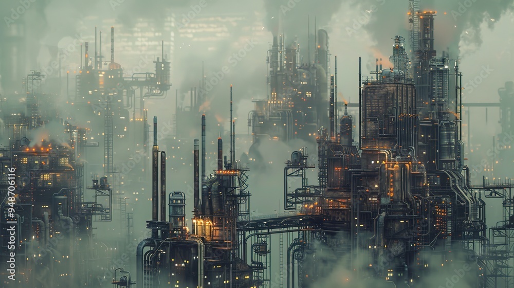 industrial cityscape industrial cityscape