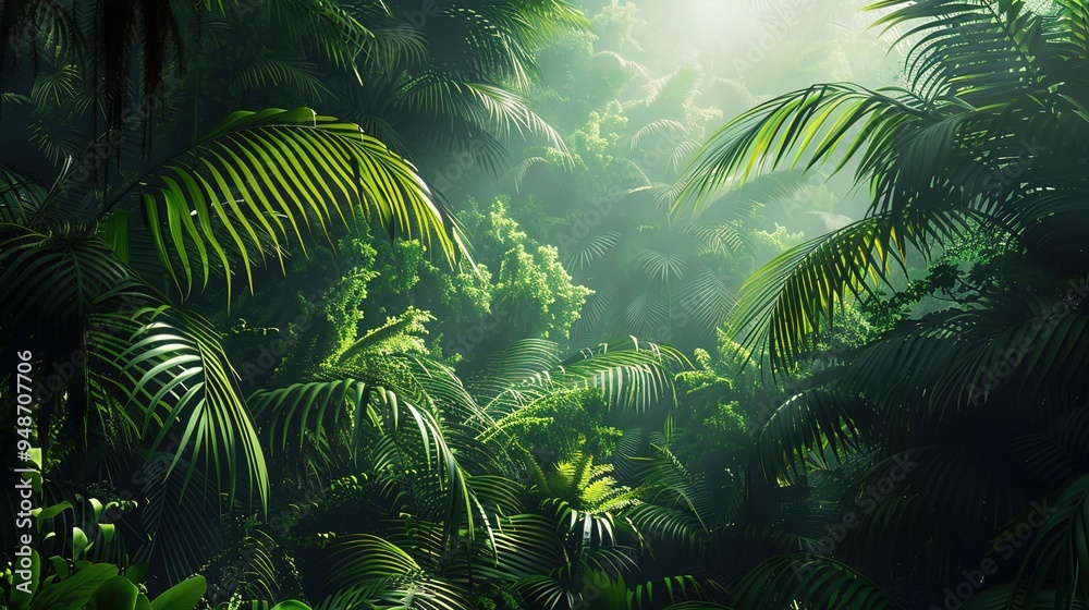 Lush green forest wallpaper Lush green forest wallpaper