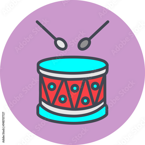 Drums Vector Icon