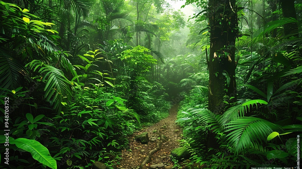 Fototapeta premium Natural forest wallpaper