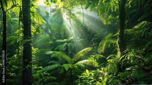 Natural forest wallpaper