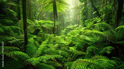 Natural forest wallpaper