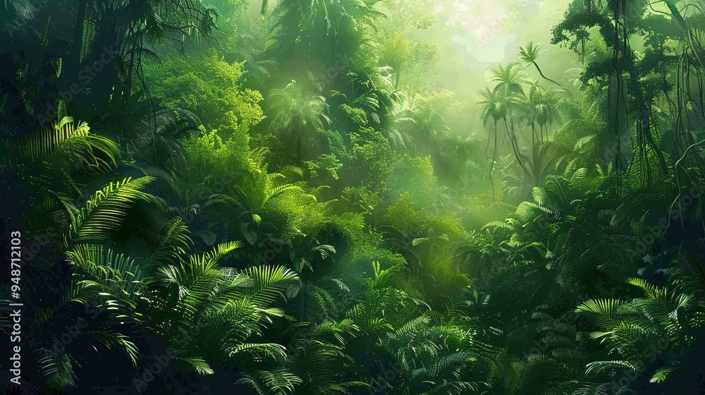 Lush green forest wallpaper Lush green forest wallpaper