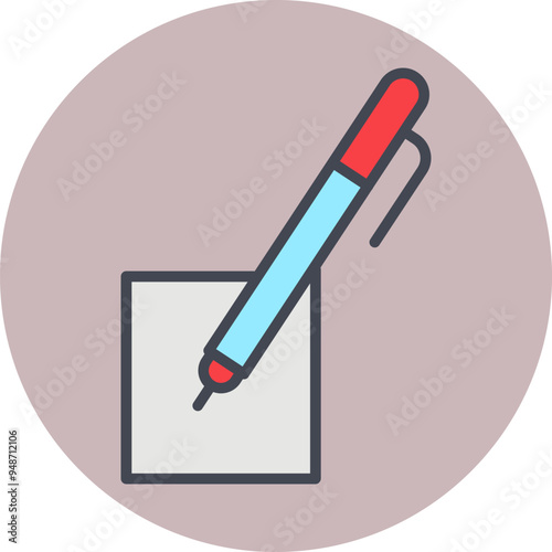 Pen Vector Icon
