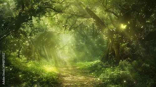 enchanted forest wallpaper