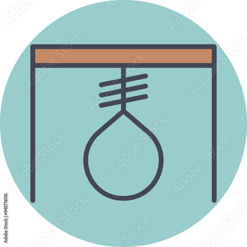 Noose Vector Icon