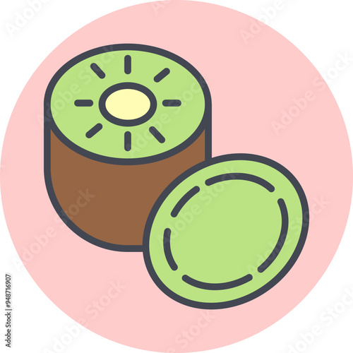Kiwi Vector Icon