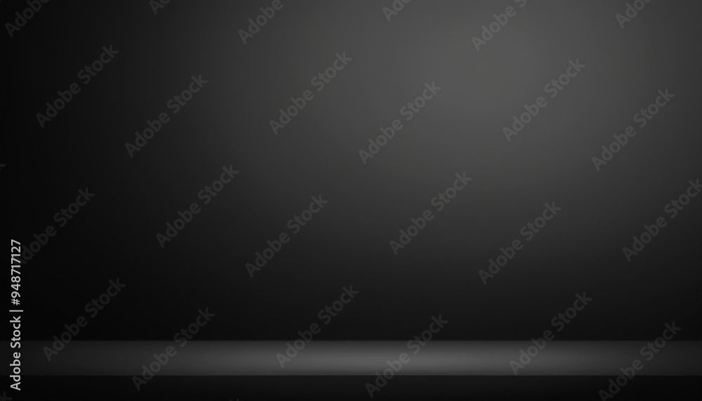 Simple black abstract background with a subtle light gradient Simple black abstract background with a subtle light gradient