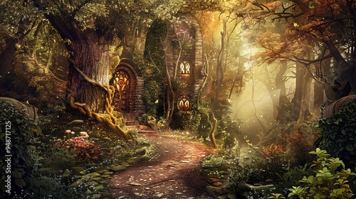 enchanted forest wallpaper