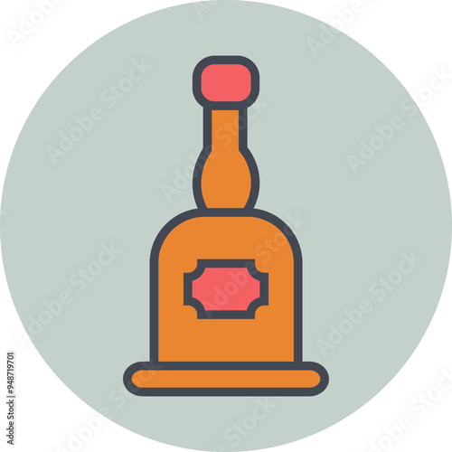 Whiskey Vector Icon