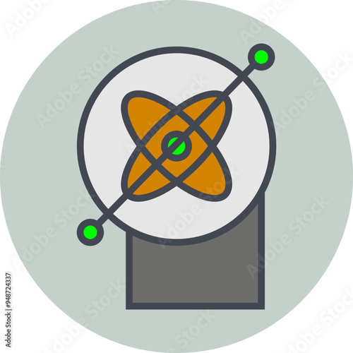 Gyroscope Vector Icon