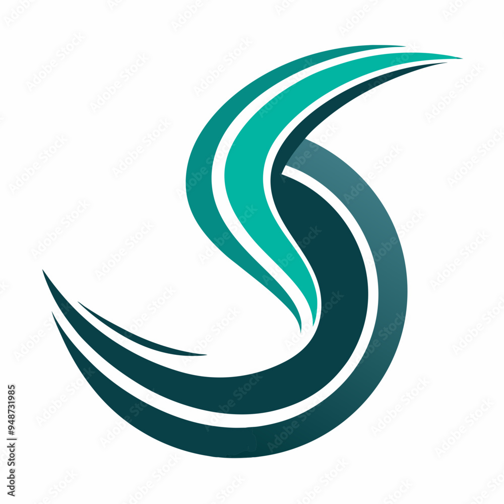 Vector Spline Logo Design Vector Spline Logo Design