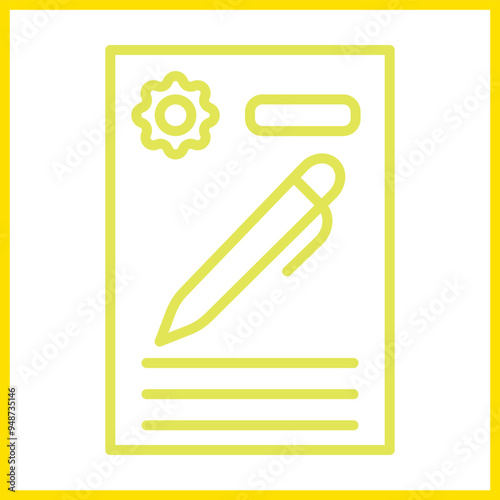 Contract icon Design