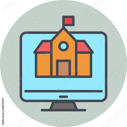 Homeschooling Vector Icon