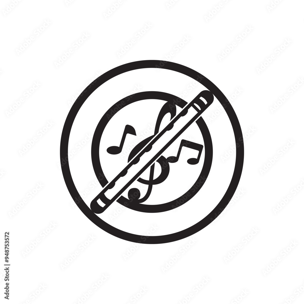 Bamboo flute logo icon design vector illustration Bamboo flute logo icon design vector illustration