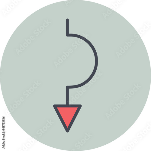 Arrow down Vector Icon