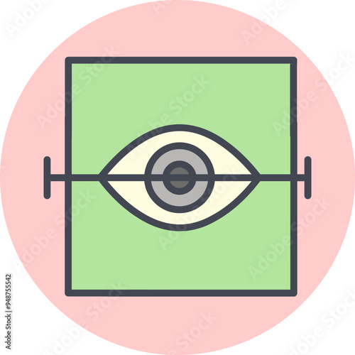 Eye Scan Vector Icon
