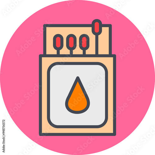 Match Box Vector Icon