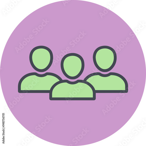 Members Vector Icon