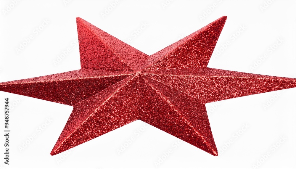 red star isolated on white red star isolated on white