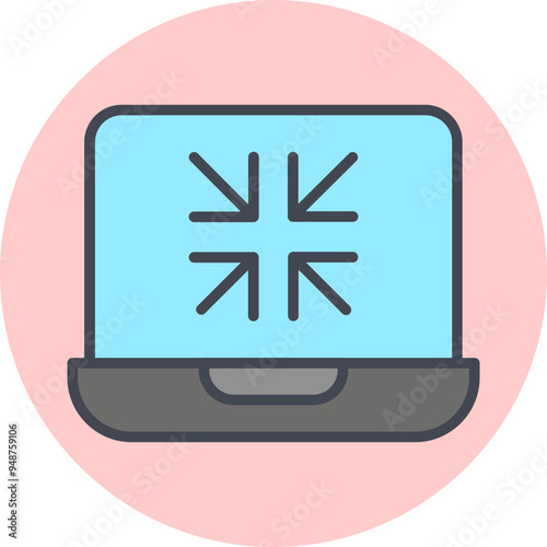 Minimize Vector Icon