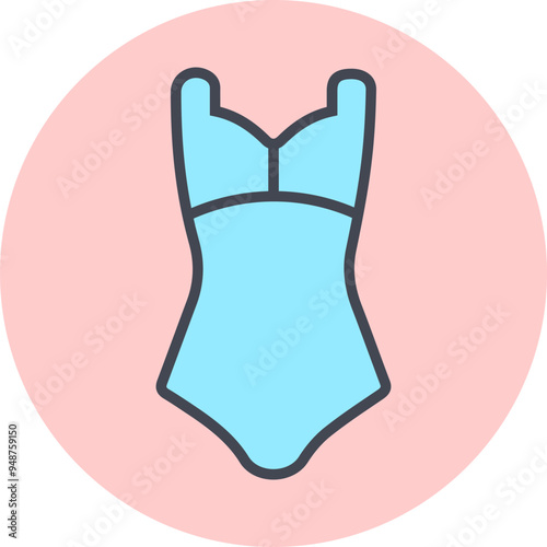 Swim Suit Vector Icon