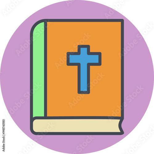 Religious Book Vector Icon