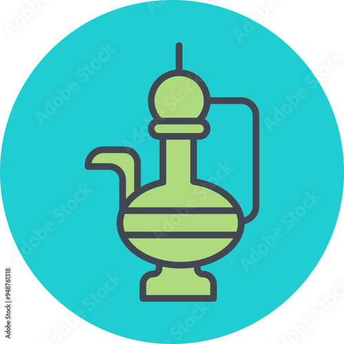 Arabic Tea Vector Icon