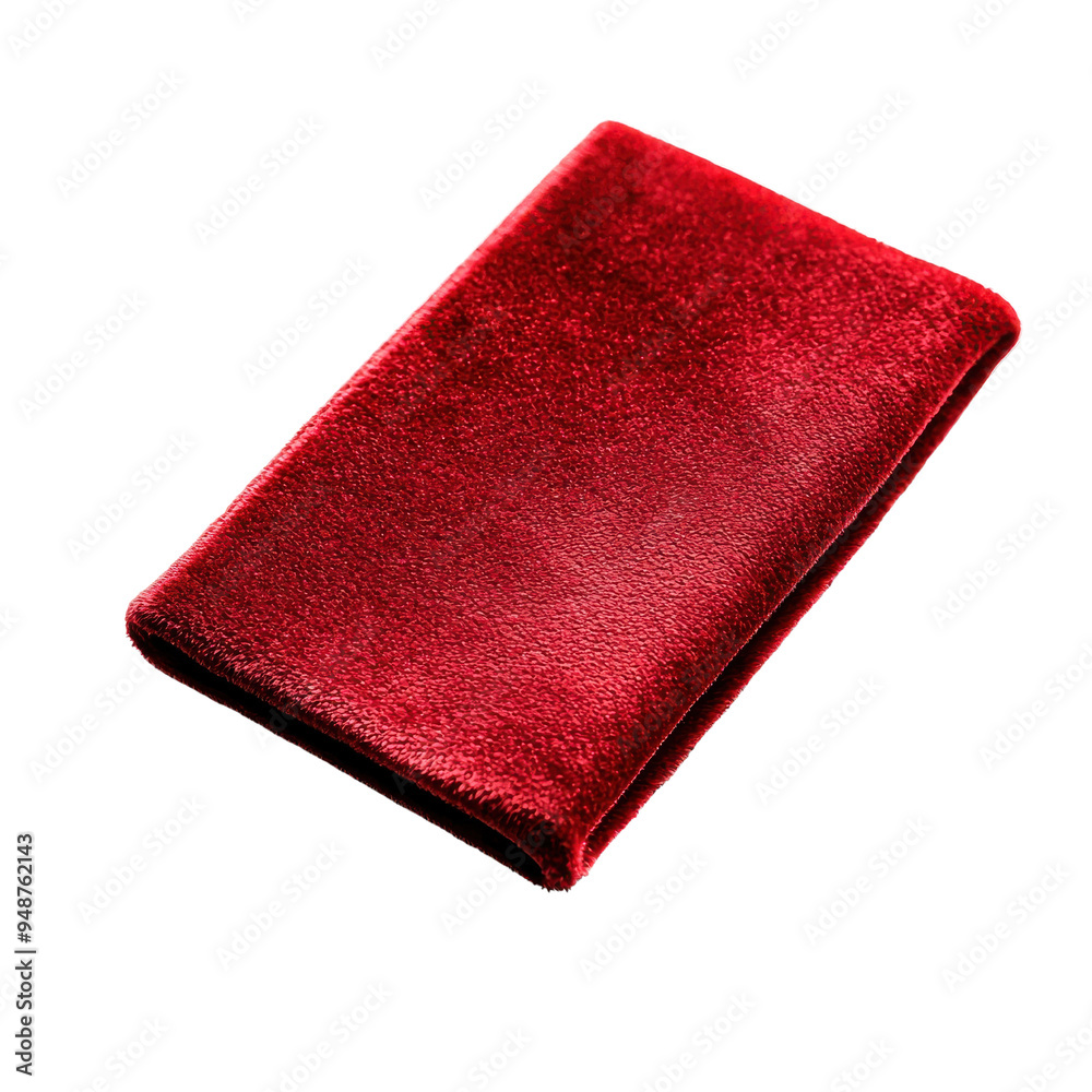 Elegant red leather wallet with a soft texture, perfect for storing cards and cash, showcasing style and sophistication. Elegant red leather wallet with a soft texture, perfect for storing cards and cash, showcasing style and sophistication.