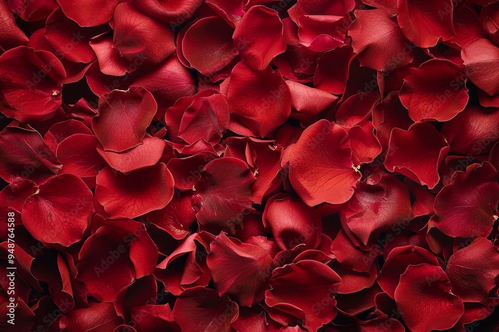A close up of red rose petals A close up of red rose petals