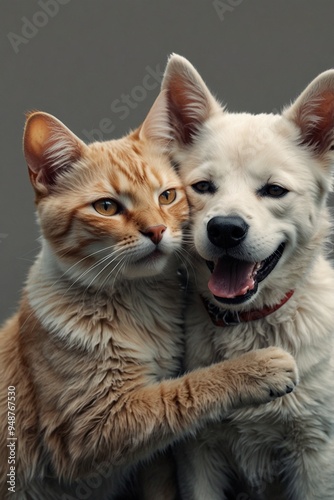 Affection Without Boundaries A Multiracial Friendship Between a Cat and a Dog