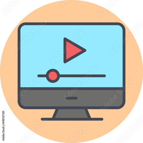 Online Tutorials Vector Icon