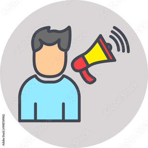 Campaign Vector Icon