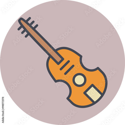 Violin Vector Icon