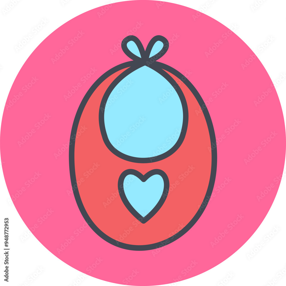 Bib Vector Icon Bib Vector Icon