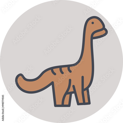Dinosaur Vector Icon