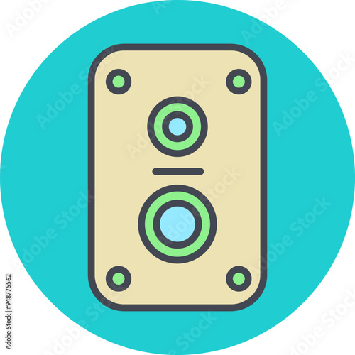 Speaker Vector Icon