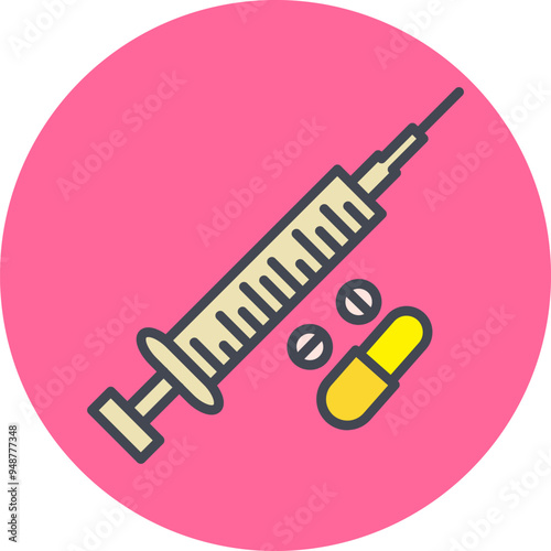 Steroids Vector Icon