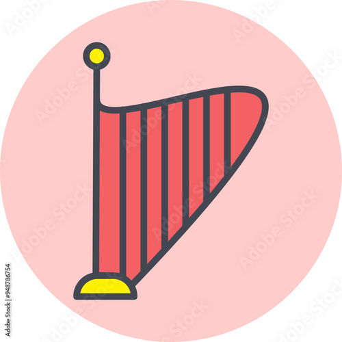 Harp Vector Icon